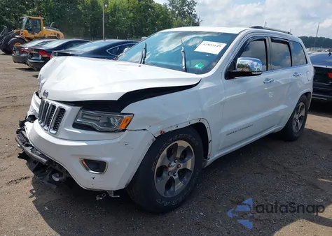 2014 Jeep Grand Cherokee Overland из США, поврежденный, VIN 1C4RJFCG7EC380766